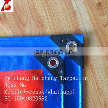 heavy duty pe tarpaulin with rivet reinforced in corner