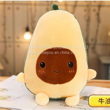 Custom plush toy avocado manufacture in china