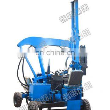 Portable Petrol Powered Fence Vibrating Post Driver Hammer Mini Gasoline Excavator Pile Machine