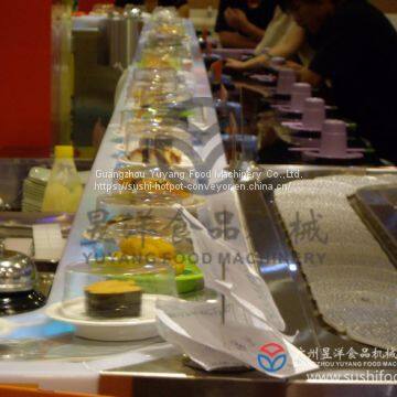 Sushi train convery belt sushi sushi bar conveyor belt factory: michaeldeng@gdyuyang.com