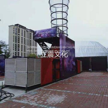 The Large Vertical Wind Tunnel Gives You the Feeling of Flying. Shanghai Vertical Shock Wind Tunnel