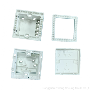 Custom High Precision White Electrical Equipment Shell Plastic Injection Parts