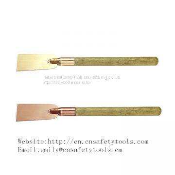 wood handle scraper aluminum bronze alloy non sparking tools for marine