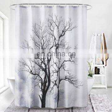 Waterproof Polyester Fabric Bathroom Animal Printed Shower Curtain photo-2