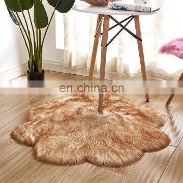 2020 New Pure White Sheepskin Plush Fur Rugs Faux Fur Carpet photo-4