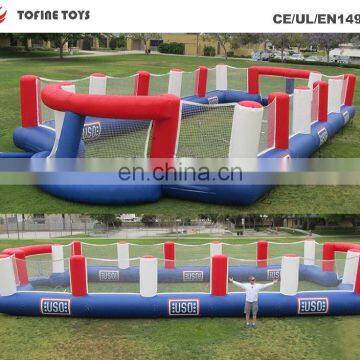 Inflatable Human Foosball Field Soccer Game photo-3