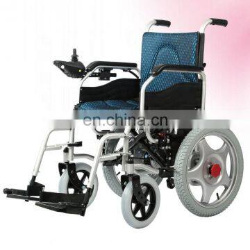 Cheap price motorized power folding handicapped electric wheelchair