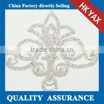 Fashion Rhinestone Triming Crystal,Crystal Rhinestone Trimming Silver Base Dress Chain and Trims for Dress Belt Bride Necklace photo-6