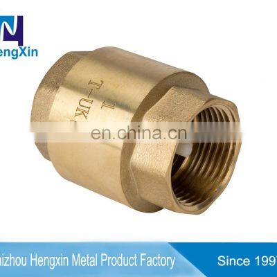 Brass Water Vertical Spring Check Valve