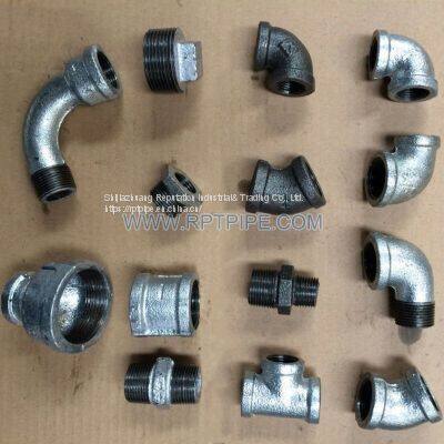 Socket- Banded Hot-dipped Galvanized Malleable Iron Pipe Fittings With BS Thread photo-4