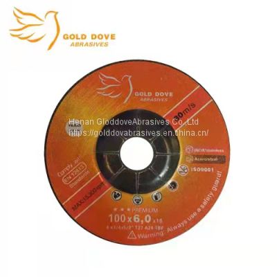 Grinding disc 4 inch GOLDDOVE abrasive grinding wheel for metal and stainless steel