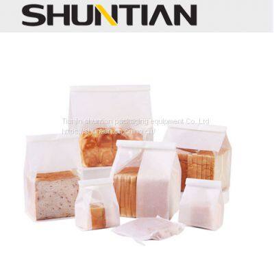 white kraft tin tie paper bags with window wholesale