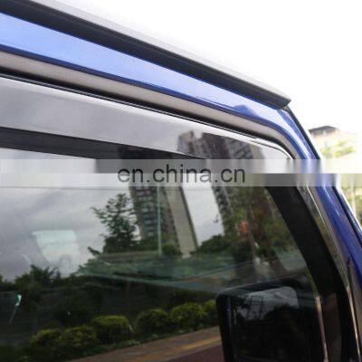 4pcs Auto Parts Window Door Visor Weather Shield for Universal Car photo-4