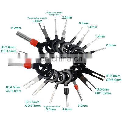 JZ 18pcs Car Terminal Removal Tools Automotive Ejector Pin