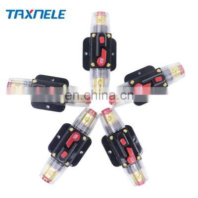 150/100/50/30/20/40/60/80A 12V Car Truck Audio modification Stereo Amplifier Circuit Breaker Automatic Reset Fuse Holder Switch