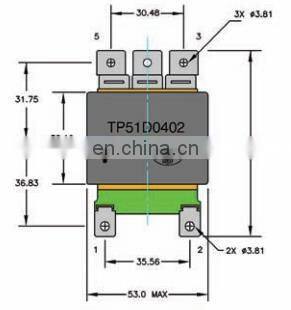 High Frequency 5.6K Watts Hi-pot 4KV Customized 30UH Planar Transformer photo-3