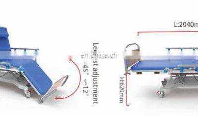 Hospital Patient Adjust Backrest Blood Donor Treatment Electric Hemodialysis Dialysis Chair Bed photo-3