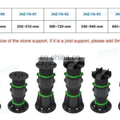 JNZ Adjustable Floor Plastic Pedestal for Decking Raised Flooring