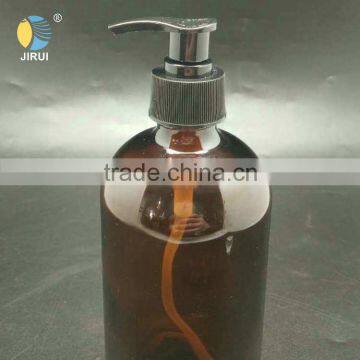 16oz amber glass bottle 500ml with pump for liquid soap