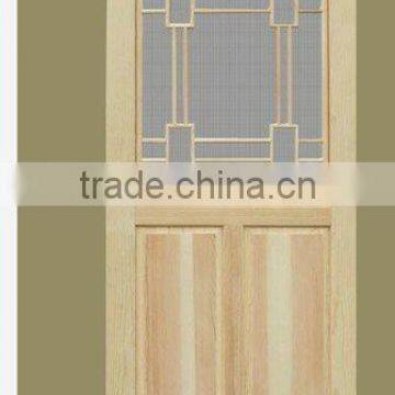 wooden screen door