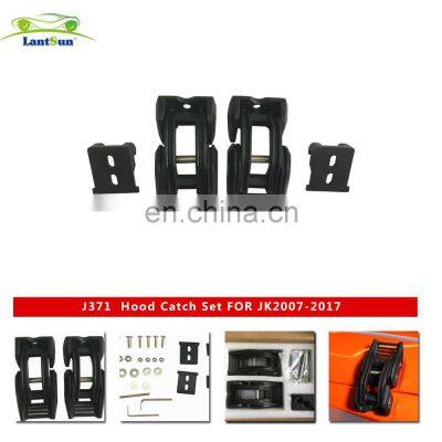 J371 Aluminium Alloy Engine Hoods Latch Bonnet Lock for Jeep JK 2007-2017 photo-2