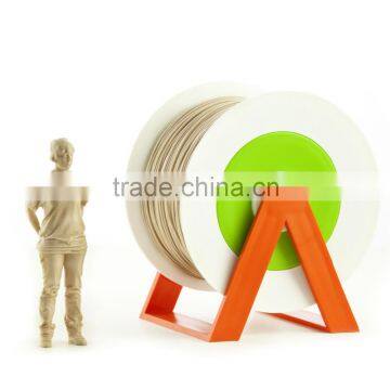 Pla 3d printer material Skin pink filament with the new spool convertible into a coat hanger. Spool holder included.