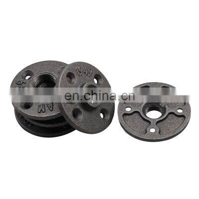 Custom Ductile Iron Floor Flange OEM Foundry Cast Grey Iron Parts photo-3