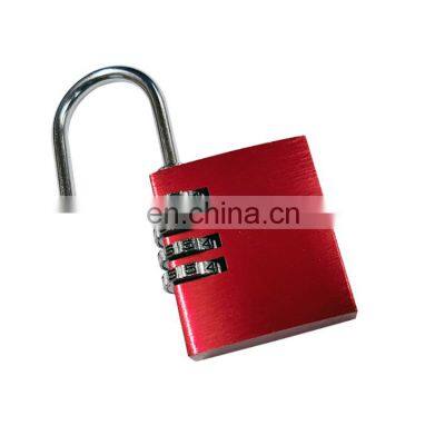 Promotion cheap safety Heavy Duty Digital 3 digit combination small mini pad lock safety Aluminum alloy pad lock