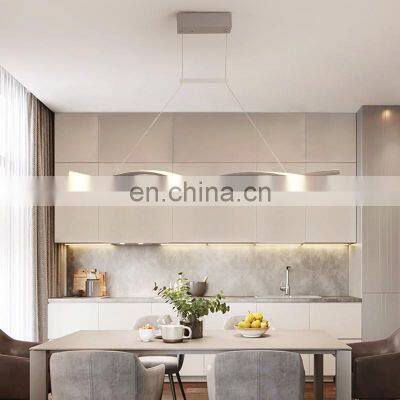 Modern LED Pendant Light For Dining Room 110V 220V Office Dining Indoor LED Wave Chandelier Lamps