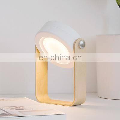 Study Room Portable Lantern Table Lamp LED 3D Dimmable Night Light For Home Decoration