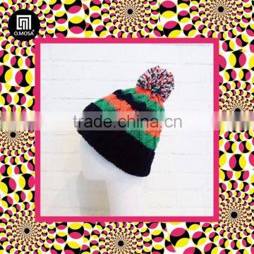 4BH06 BU winter sporty kid watch cap