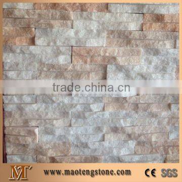 Black Slate Stacked Stone Veneer Back with Cement