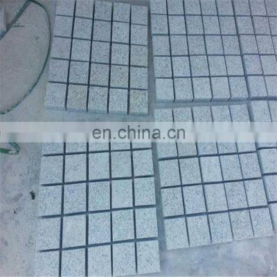 China grey / black flamed granite paving stone