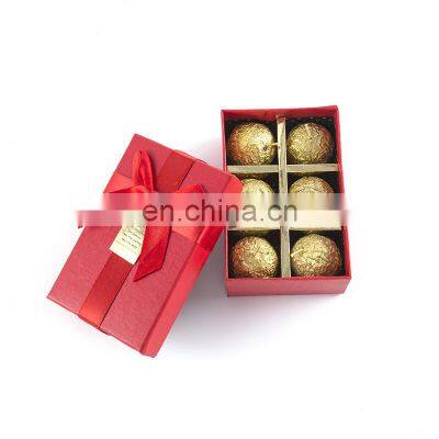 Hand Poured With Love Valentine Giveaway Souvenir With Gift Box Gold Chocolate Shape Mini Soy Wax Candles