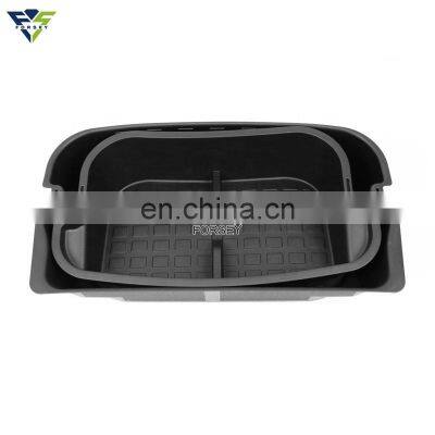 Car Rear Trunk Storage Box Double Storage Box Modification Accessories Suitable for Tesla Model Y photo-1