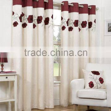 bed room luxury embroidery wholesale window curtain