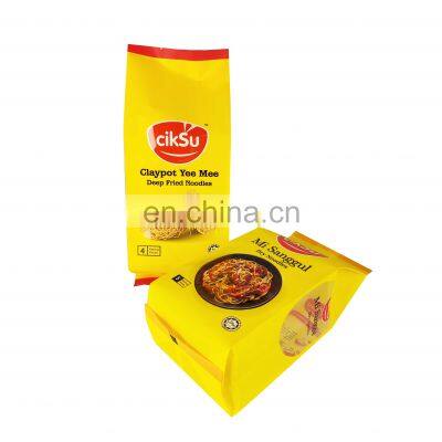 Custom Design Food Grade Noodles Transparent Packaging Bags Pasta Packaging Bag Side Gusset Bag With Window photo-3