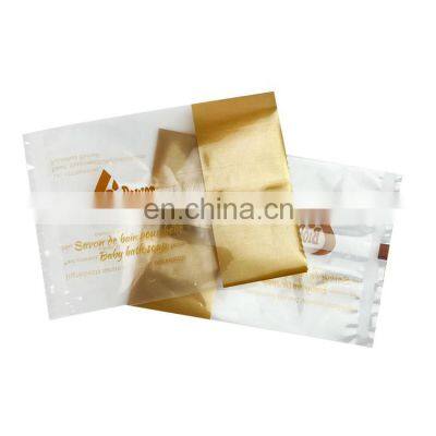 Hotel product plastic packaging bag bath soap/body bar soap bar packaging