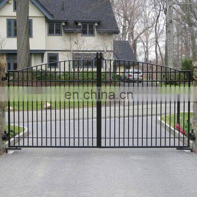 Beautiful Galvanized Wrought Iron Gate Forged Interior Gate for Garden