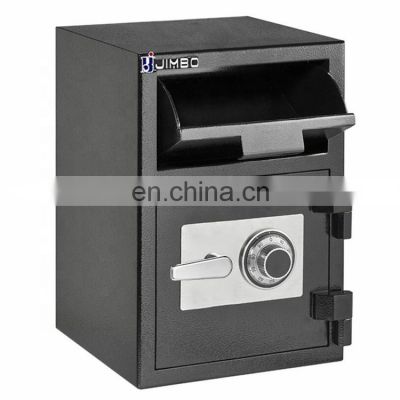 Jimbo portable hotel metal depository coin drop cash money bank safety vault deposit safe box cabinet