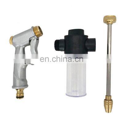 Metal Water Spray Gun Car Washer Cleaner Garden Hose Water Gun Sprinkler Foam Water Gun For The Garden photo-4