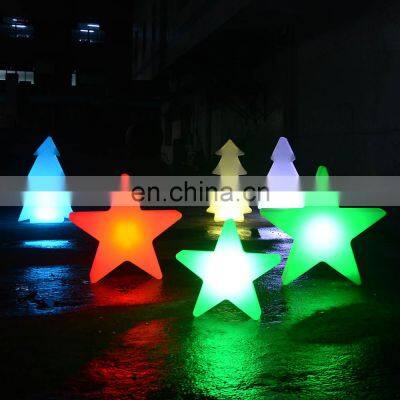 falling star led Christmas lights /Top tree decorate star smart outdoor lights RGB color flashing led Christmas light decoration