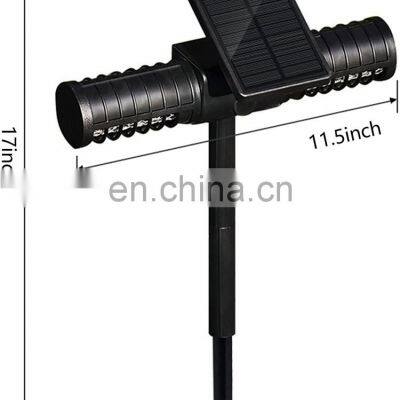 High Voltage Shock Solar Powered UV LED Waterproof Garden Mosquito Killer Light With Solar Powered USB Charging photo-2