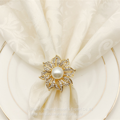 Wedding Napkin Rings Snowflake Metal Napkin Holder Silver Xmas Napkin Buckle for Holiday Party Dinner photo-3