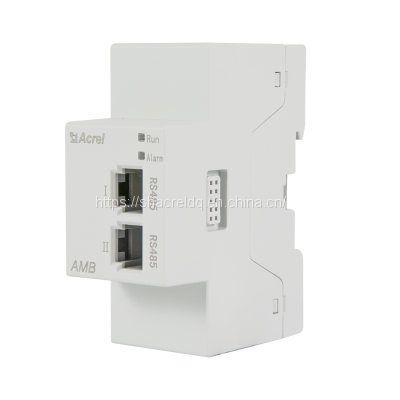 Acrel AMB110-A(-P1) AC busbar monitoring device used for busway system 4-channel temperature 1-channel humidity