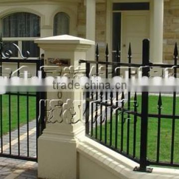 Durable and competitive outdoor wrought iron fence