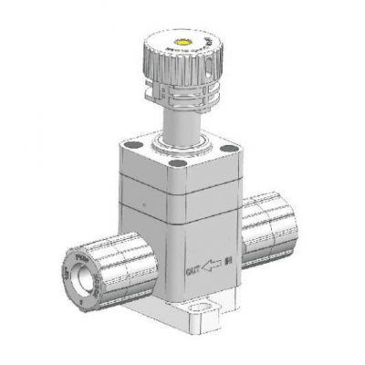 PFA manual diaphragm valve PMDV