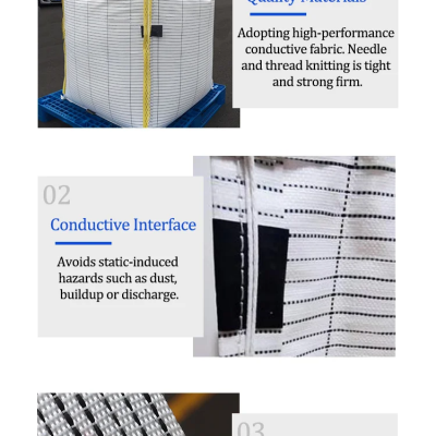 Tubular Sand Bag Polypropylene Woven Big Jumbo Bag 1000kg for Cement photo-5
