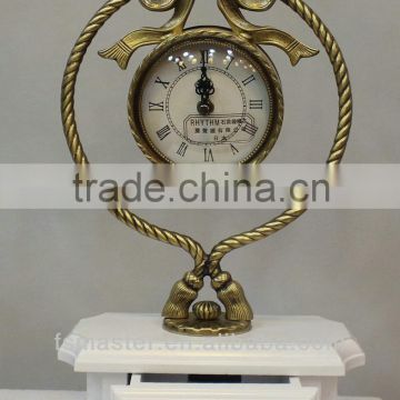 antiqued desk clock novelty desk clock luxury desk clock