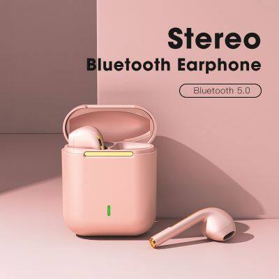 2021 New Arrivals Earpiece True Auriculares Stereo BT 5.0 Earbuds Macaron Wholesale Wireless Earphone Headphone J18 TWS photo-4